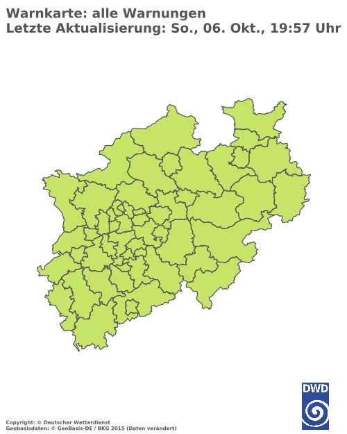 Aktuelle Wetterwarnungen für  Bochum